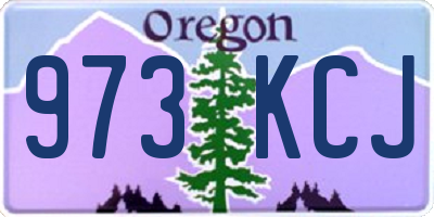 OR license plate 973KCJ