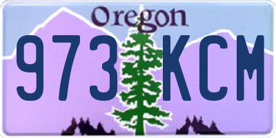 OR license plate 973KCM