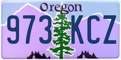 OR license plate 973KCZ