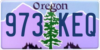 OR license plate 973KEQ