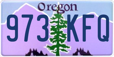 OR license plate 973KFQ