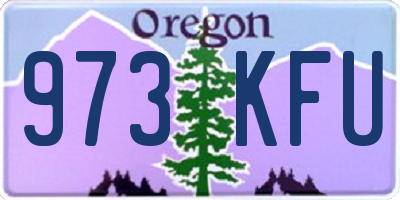 OR license plate 973KFU