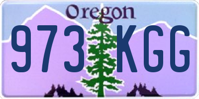 OR license plate 973KGG