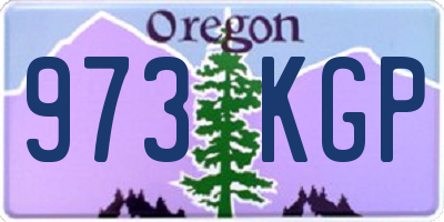 OR license plate 973KGP