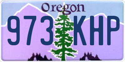 OR license plate 973KHP