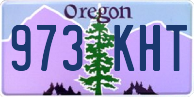 OR license plate 973KHT