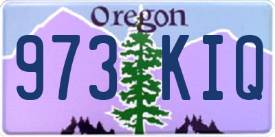 OR license plate 973KIQ