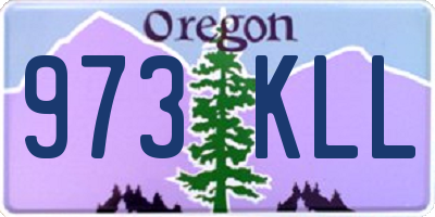 OR license plate 973KLL