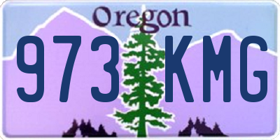 OR license plate 973KMG