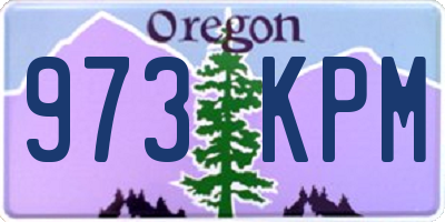 OR license plate 973KPM