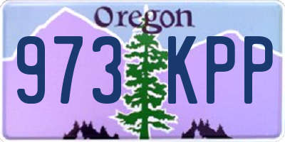 OR license plate 973KPP