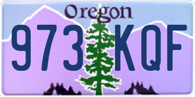 OR license plate 973KQF