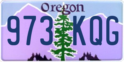 OR license plate 973KQG