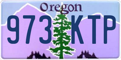OR license plate 973KTP