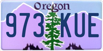 OR license plate 973KUE