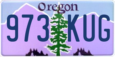 OR license plate 973KUG