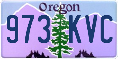 OR license plate 973KVC