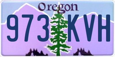 OR license plate 973KVH