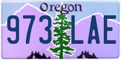 OR license plate 973LAE