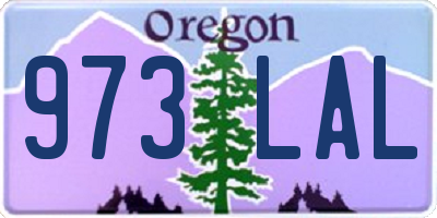 OR license plate 973LAL