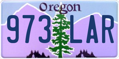 OR license plate 973LAR