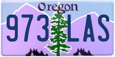 OR license plate 973LAS