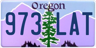 OR license plate 973LAT