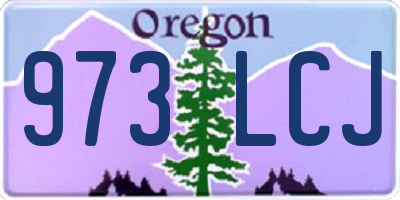 OR license plate 973LCJ