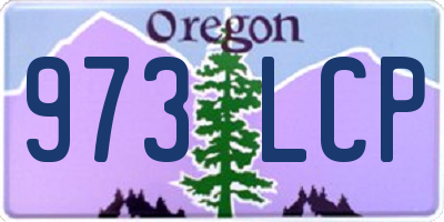 OR license plate 973LCP