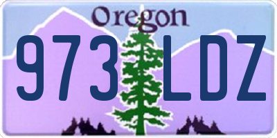 OR license plate 973LDZ
