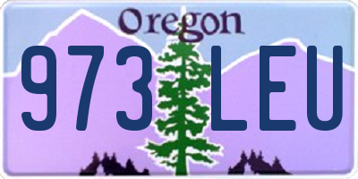 OR license plate 973LEU