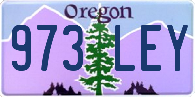OR license plate 973LEY