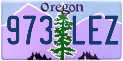 OR license plate 973LEZ