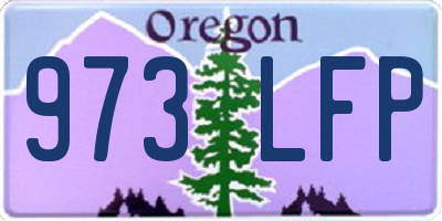 OR license plate 973LFP