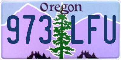 OR license plate 973LFU