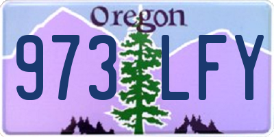 OR license plate 973LFY