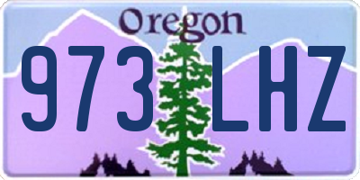 OR license plate 973LHZ