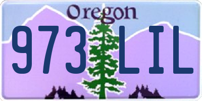 OR license plate 973LIL