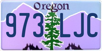 OR license plate 973LJC