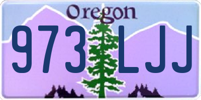 OR license plate 973LJJ