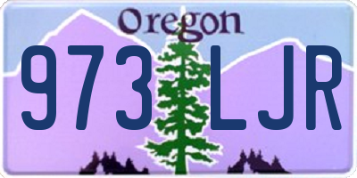 OR license plate 973LJR