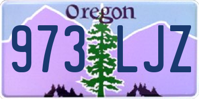 OR license plate 973LJZ