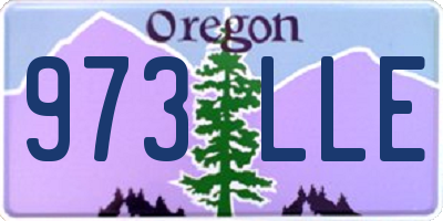 OR license plate 973LLE