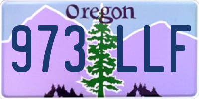 OR license plate 973LLF