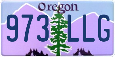 OR license plate 973LLG