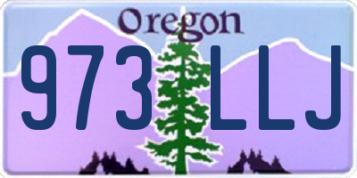 OR license plate 973LLJ