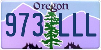 OR license plate 973LLL