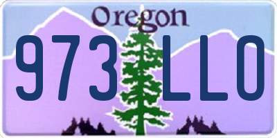 OR license plate 973LLO