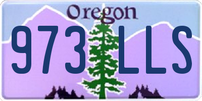 OR license plate 973LLS