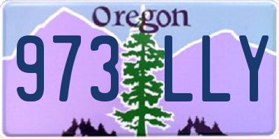OR license plate 973LLY